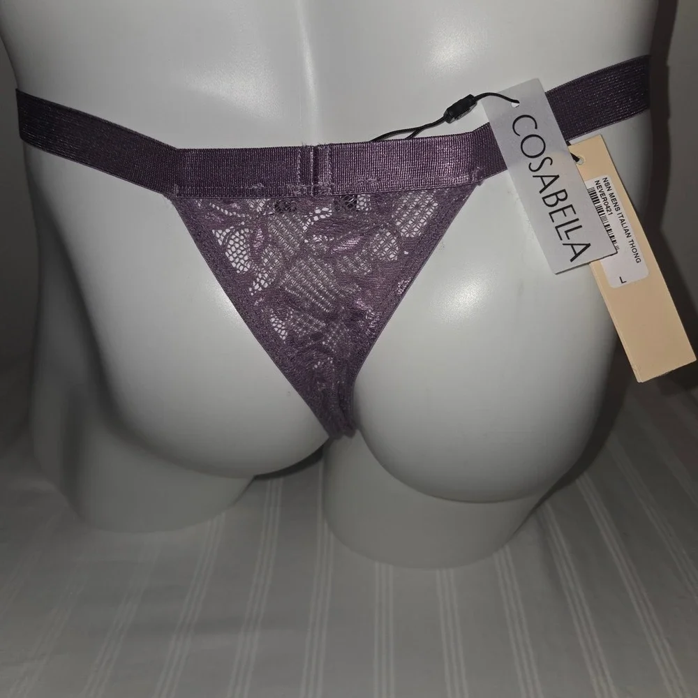 Cosabella Exclusive‎ Italian Stretch Lace Thong Mid-Rise Men's Underwear